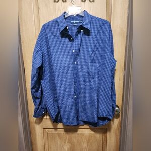 Ralph Lauren Blue Gingham Casual Shirt